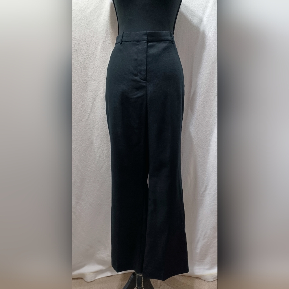 NWT J. Crew Tall Kaya Pant in Stretch Linen Blend Size 8Tall In Black